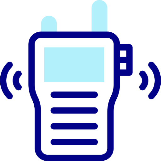 Walkie talkie Detailed Mixed Lineal color icon