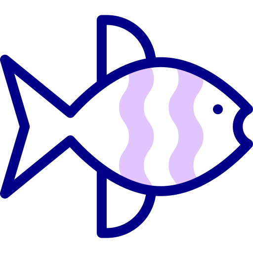 Золотая рыбка Detailed Mixed Lineal color иконка