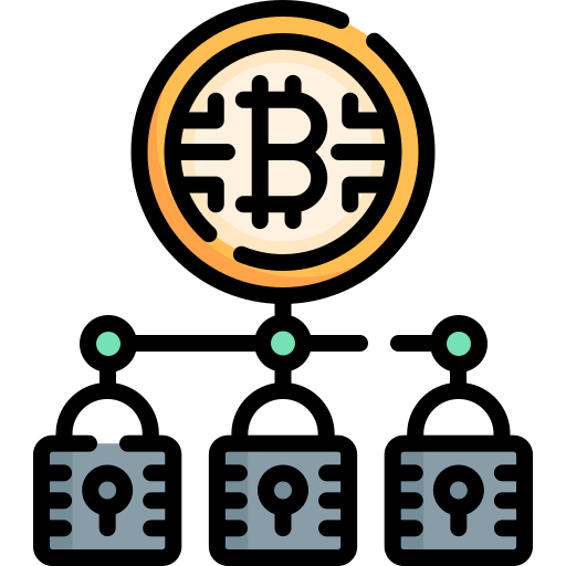 blockchain Special Lineal color icon