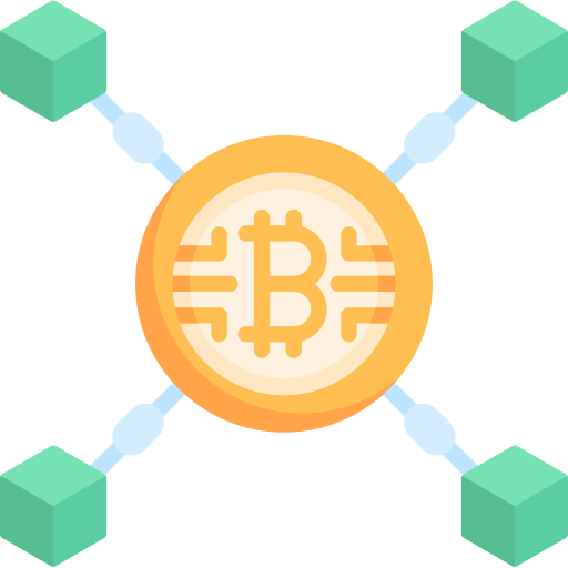 blockchain Special Flat ikona