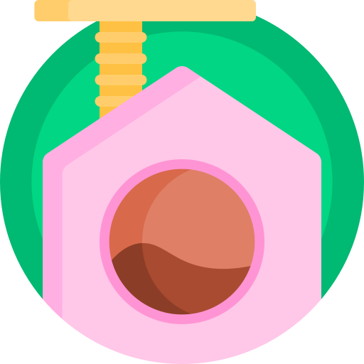 Pet house Detailed Flat Circular Flat icon