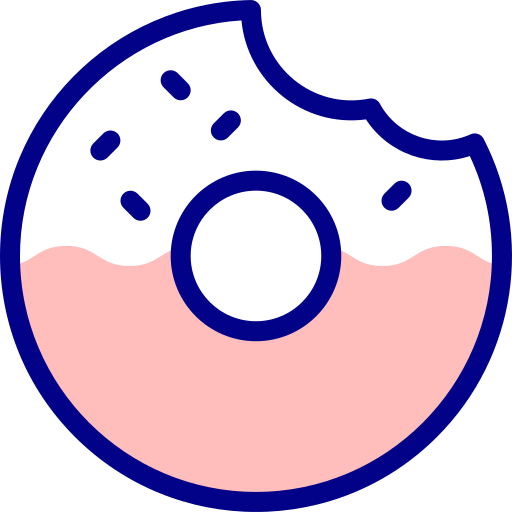 krapfen Detailed Mixed Lineal color icon
