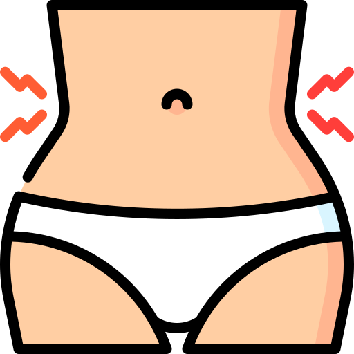 dolor abdominal Special Lineal color icono