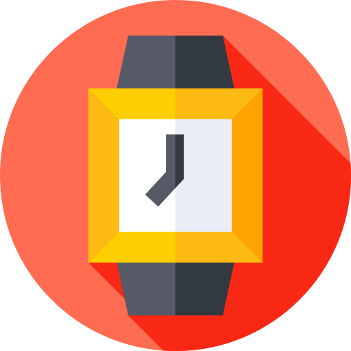 Wristwatch Flat Circular Flat icon