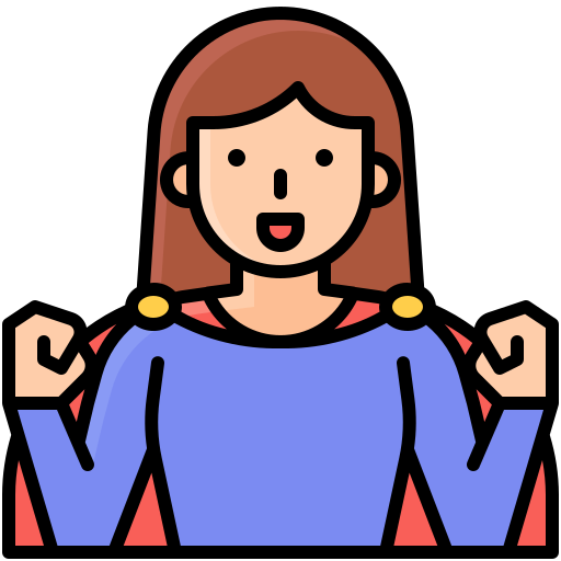 SUPERWOMAN Generic Outline Color icon