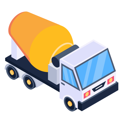 Cement truck Generic Isometric icon
