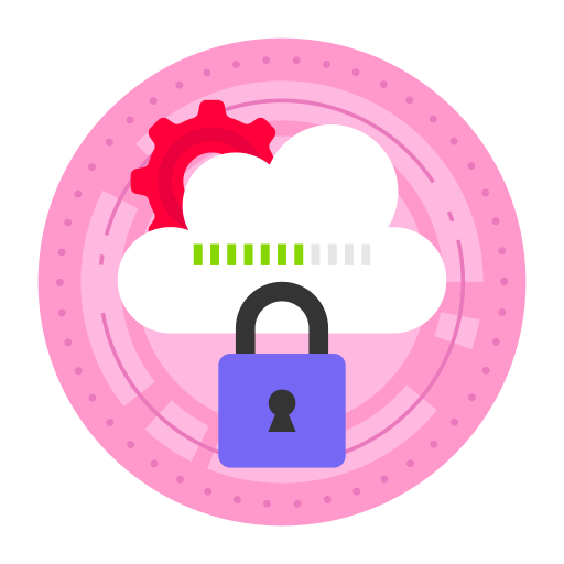 Data encryption Generic Circular icon