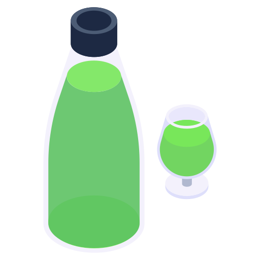 botella de vino Generic Isometric icono