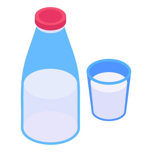 lait Generic Isometric Icône