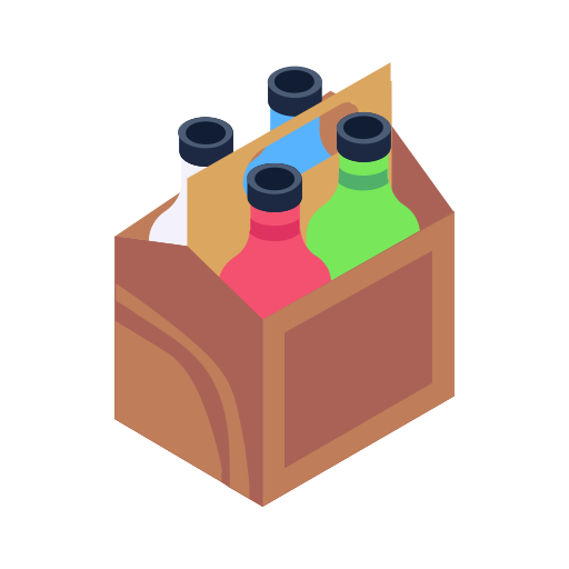 맥주 상자 Generic Isometric icon