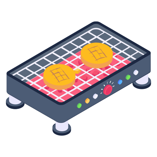 Grill food Generic Isometric icon
