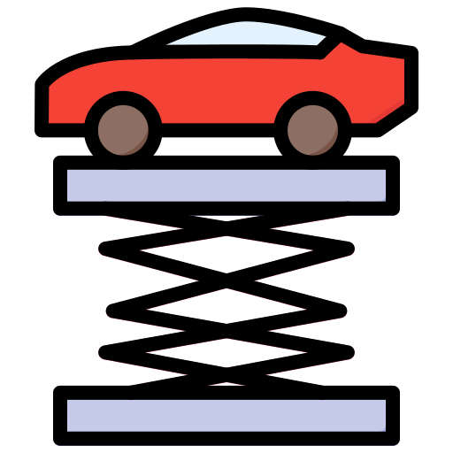 serwis samochodowy Generic Outline Color ikona