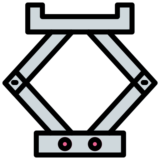 podnośnik samochodowy Generic Outline Color ikona