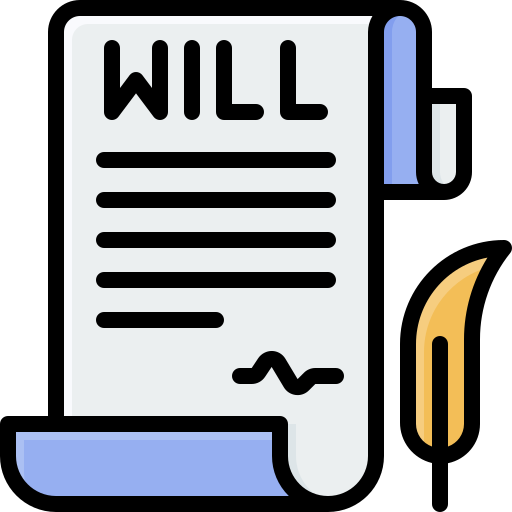 Last will Generic Outline Color icon