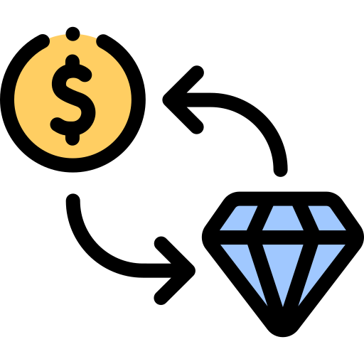 トレード Detailed Rounded Lineal color icon