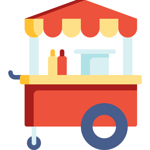 Food cart Special Flat icon