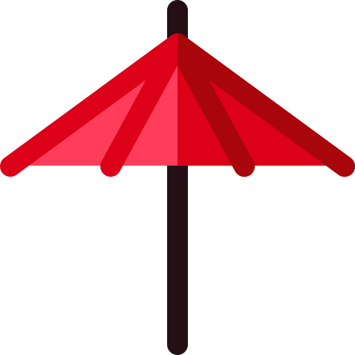 Umbrella Basic Rounded Flat icon