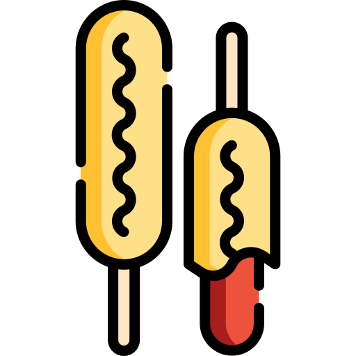 perro de maíz Special Lineal color icono