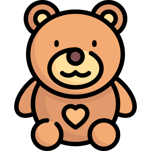 oso de peluche Special Lineal color icono