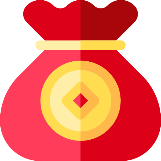 bolsa de dinero Basic Rounded Flat icono