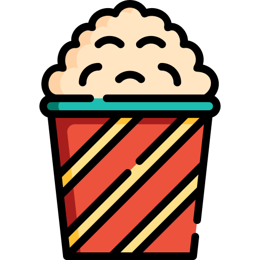 Popcorn Special Lineal color icon