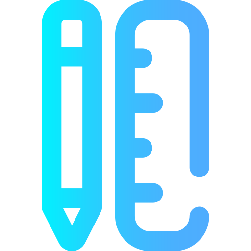 linijka Super Basic Omission Gradient ikona