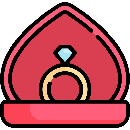 Diamond ring Special Lineal color icon