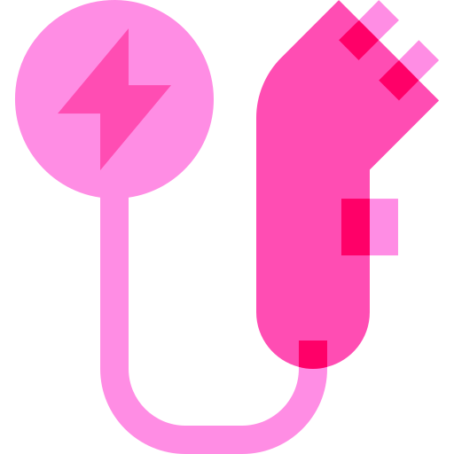 carga eléctrica Basic Sheer Flat icono
