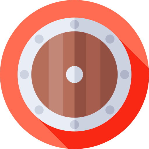 scudo Flat Circular Flat icona