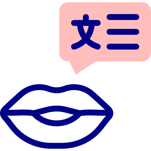 スピーチ Detailed Mixed Lineal color icon