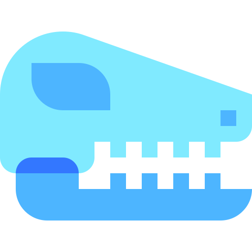 dinozaur Basic Sheer Flat ikona