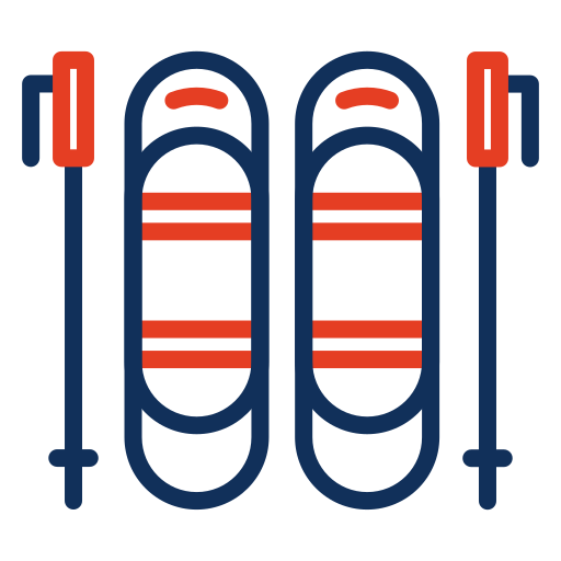 Skiing Generic Outline Color icon