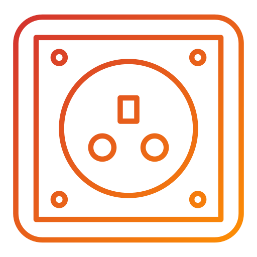 stopcontact Generic Gradient icoon