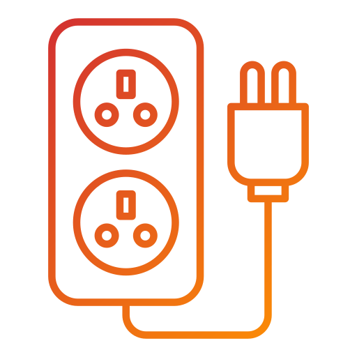 Power socket Generic Gradient icon