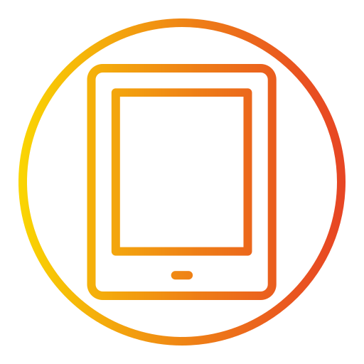 Tablet Generic Gradient icon