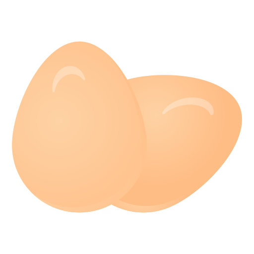 ゆで卵 Generic Flat Gradient icon