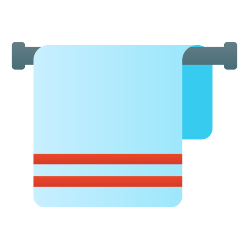 colgador de toallas Generic Flat Gradient icono