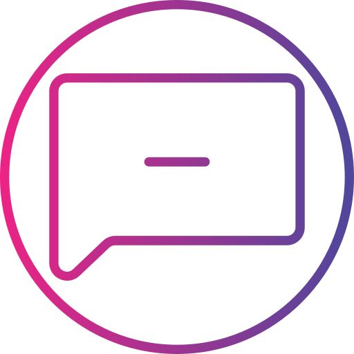 Chat Generic Gradient icon