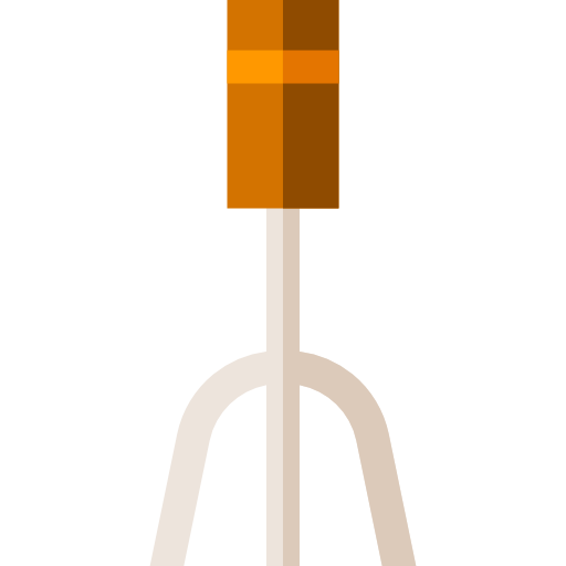 Garden fork Basic Straight Flat icon