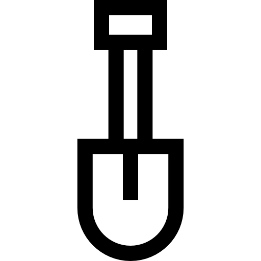 シャベル Basic Straight Lineal icon