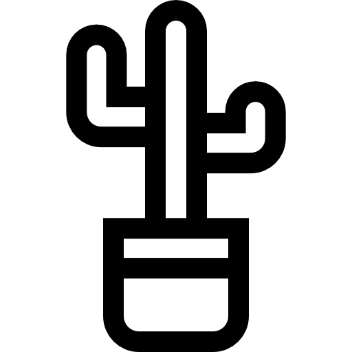 カクタス Basic Straight Lineal icon