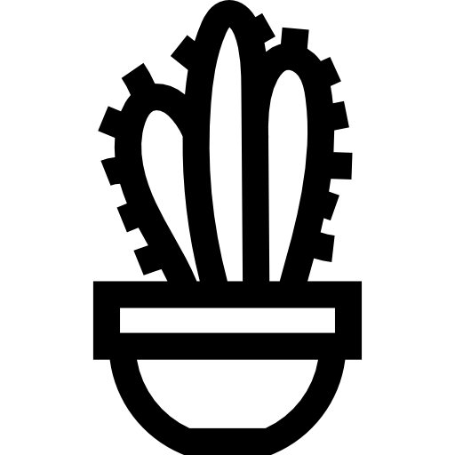 カクタス Basic Straight Lineal icon