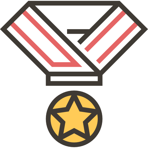 Медаль Meticulous Yellow shadow иконка