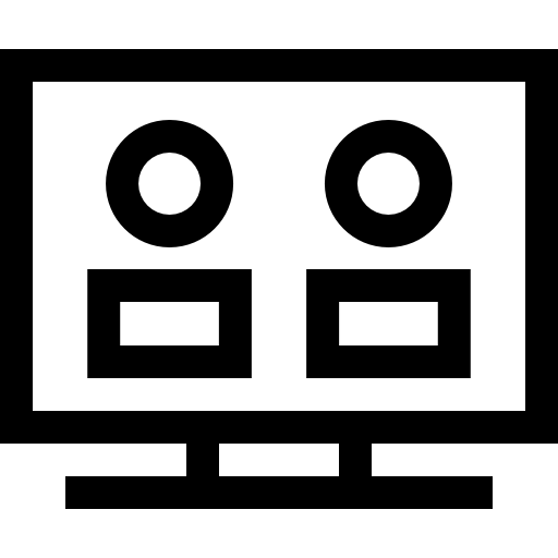 fernsehen Basic Straight Lineal icon