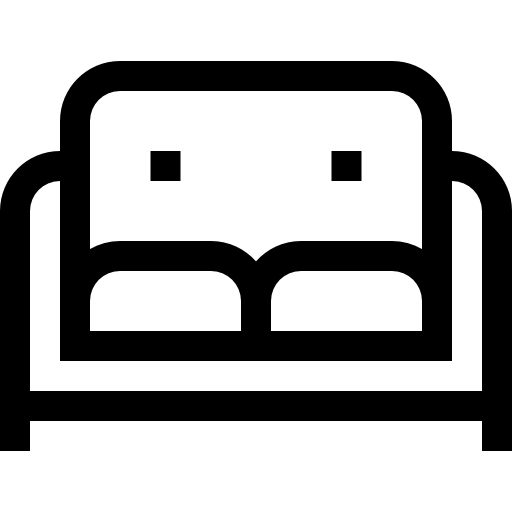 sofá Basic Straight Lineal icono
