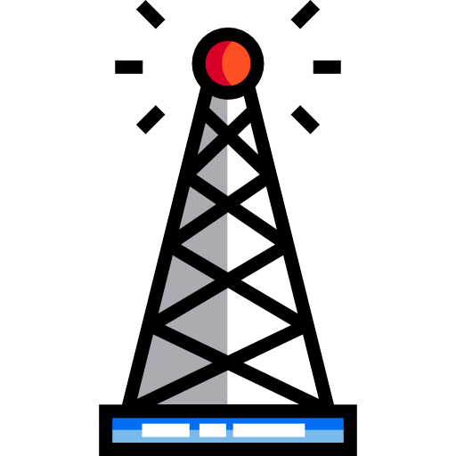 antenne Detailed Straight Lineal color icon
