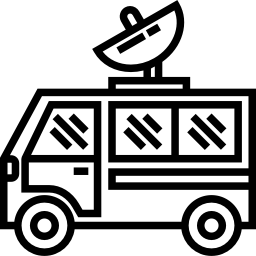 antenna parabolica Detailed Straight Lineal icona