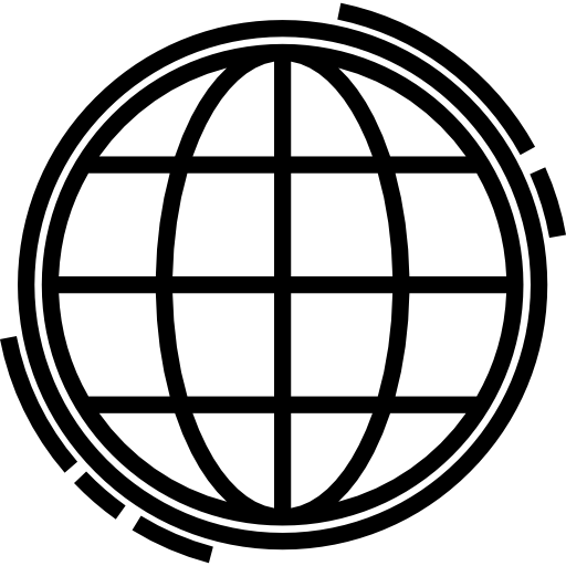 wereldwijd Detailed Straight Lineal icoon