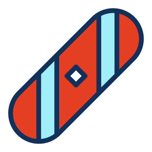 sciare Generic Outline Color icona