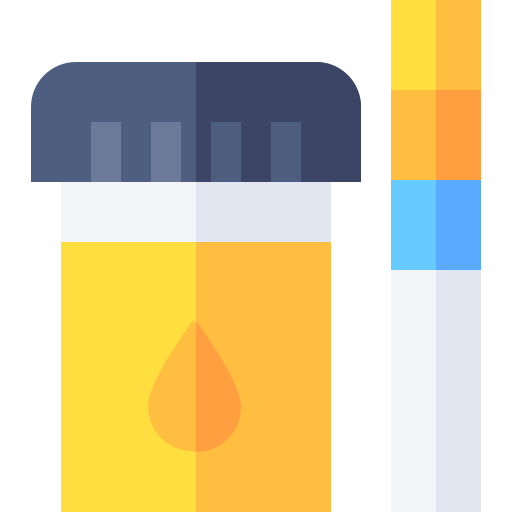 urin test Basic Straight Flat icon